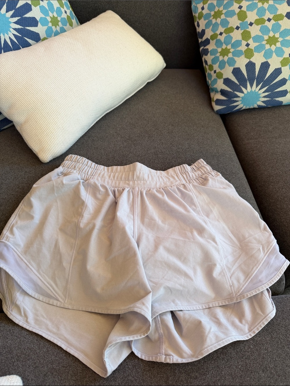 lululemon athletica Light Lavender Layered Athletic Shorts